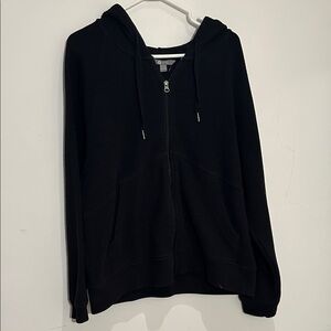 Sierra Design Black Zip-Up Hoodie